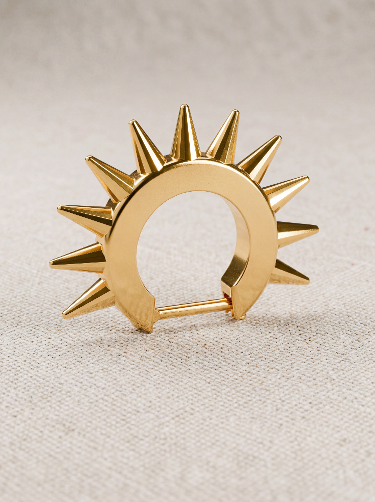 Brinco Espinhos Ouro 18K