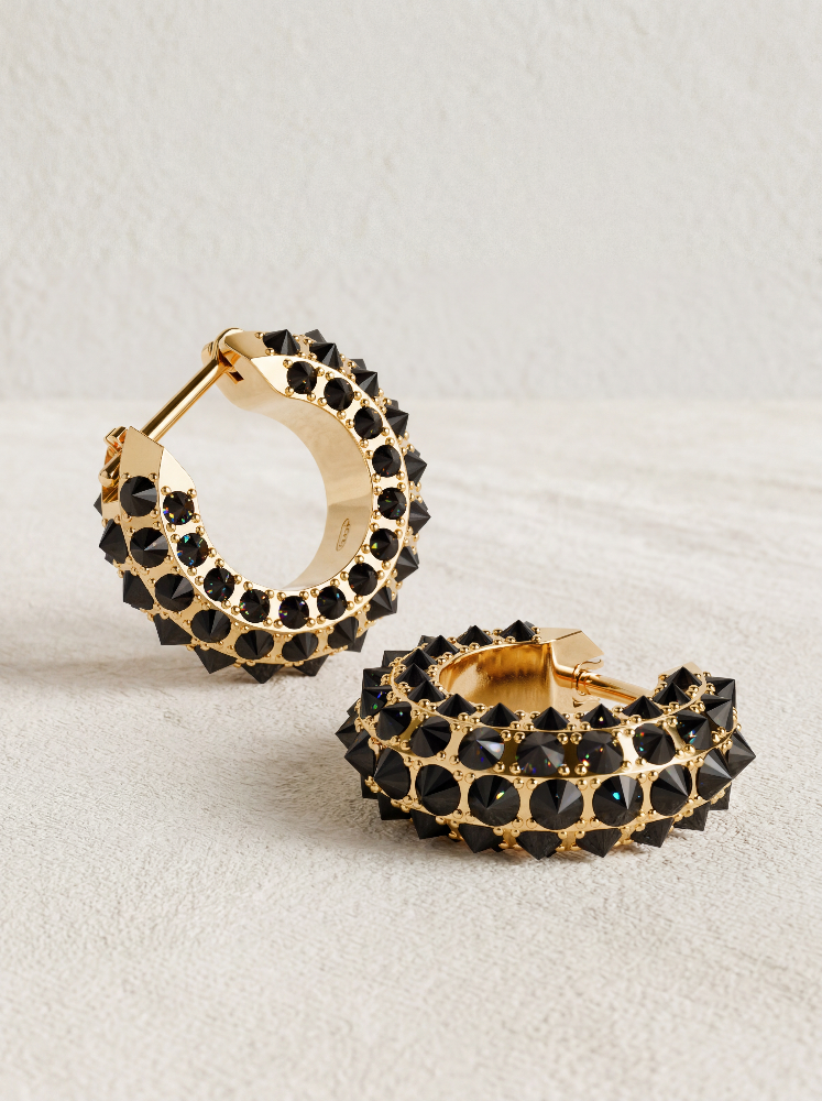 Brinco Coroa Ouro 18K