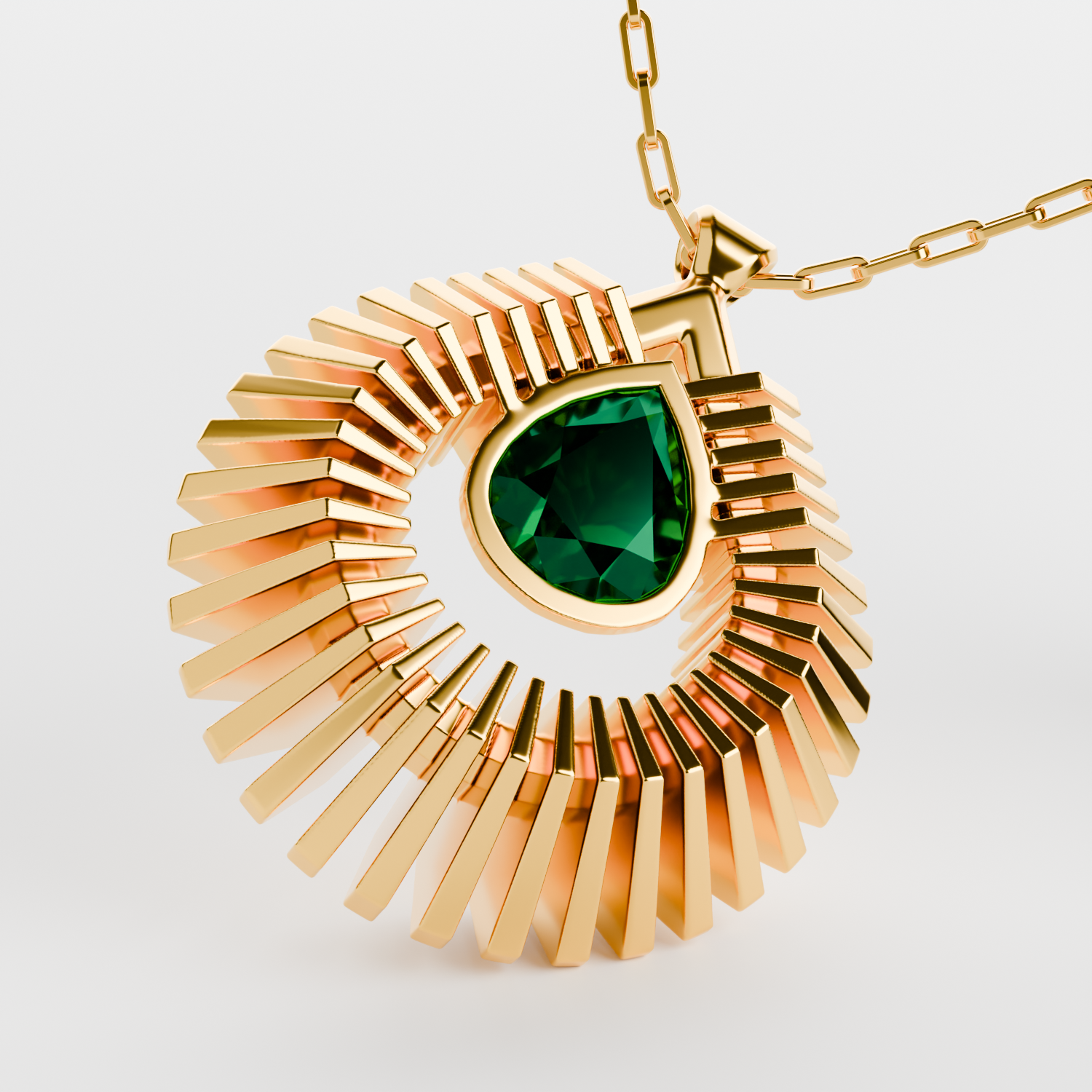 Heart of Brazil Pendant